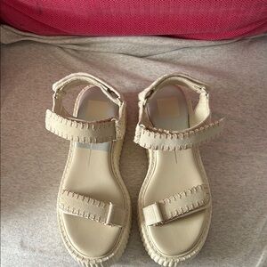 Dolce Vita Beige Strap Sandals
